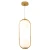 Lampa wisząca złota COSTA DUO DP0002-2 gold - Step Into Design